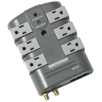 MINUTEMAN, ROTATING WALL TAP, COAX/PHONE PROTECTIONS, 2160 JOULES